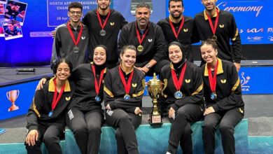 8 ميداليات متنوعة حصيلة مصر ببطولة شمال أفريقيا لتنس الطاولة