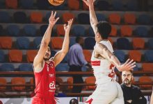 رجال سلة الزمالك أمام الأهلي