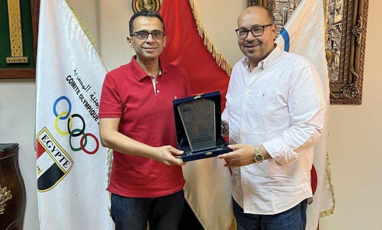 ياسر إدريس وعمرو محب