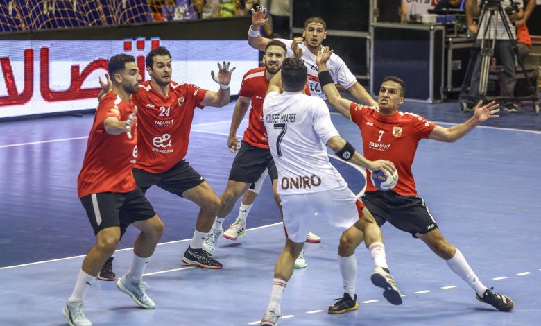 قمة الاهلي والزمالك لكرة اليد