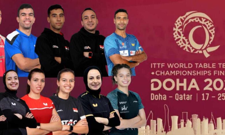 قائمة منتخب تنس الطاولة المشاركة في بطولة العالم