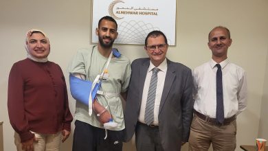 محمد حمدي لاعب زد يخضع لجراحة ناجحة في الكوع