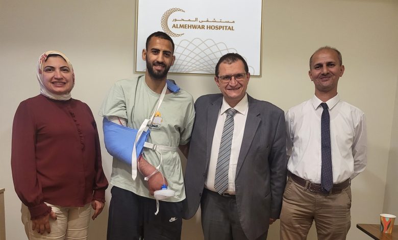 محمد حمدي لاعب زد يخضع لجراحة ناجحة في الكوع