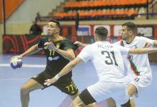 من مباراة الترجي التونسي والجيش الملكي المغربي لكرة اليد