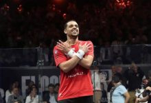 مصطفى عسل لاعب منتخب مصر للاسكواش