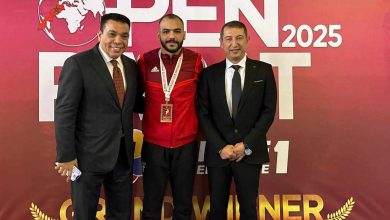 عبد الله ممدوح لاعب منتخب مصر للكاراتيه