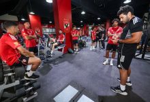 لاعبو الأهلي يخضعون لقياسات بدنية استعدادًا للموسم الجديد