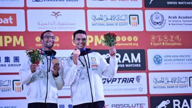 معتز وعمر وائل لاعبا منتخب مصر للخماسي الحديث