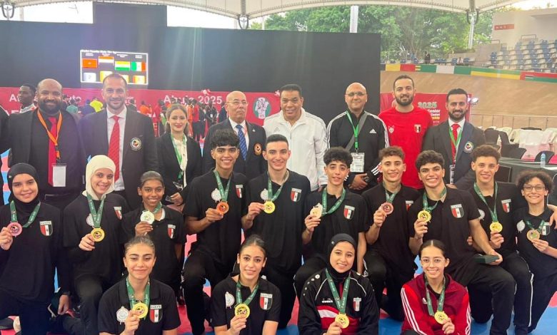 الكاراتيه يحرز 12 ميدالية في أول أيام بطولة افريقيا بنيجيريا